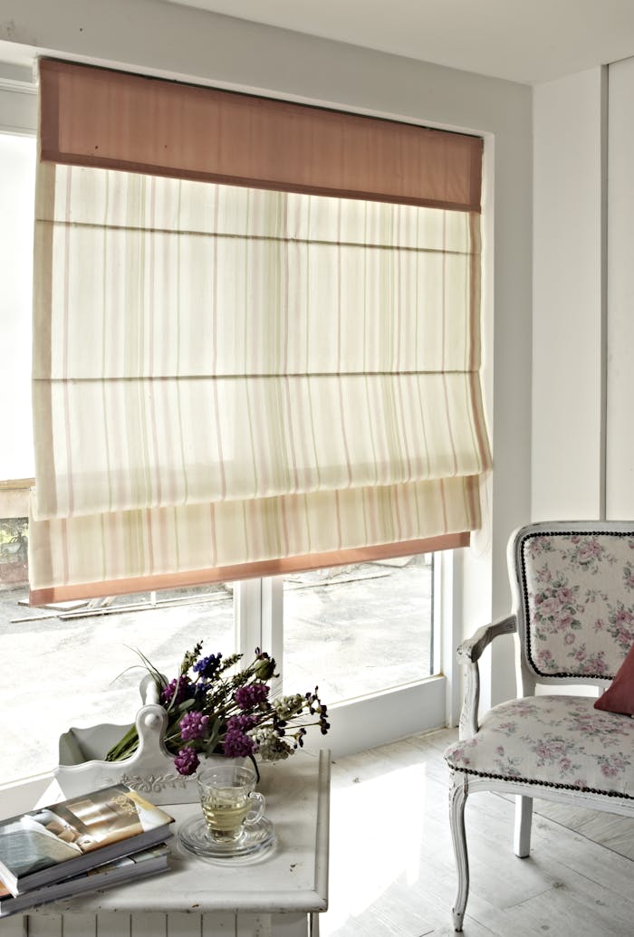 journey Bright, stylish interior featuring floral-patterned furniture and sophisticated decor.